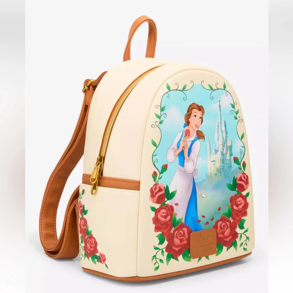 Loungefly Disney Beauty And The Beast Belle Castle Mini Backpack